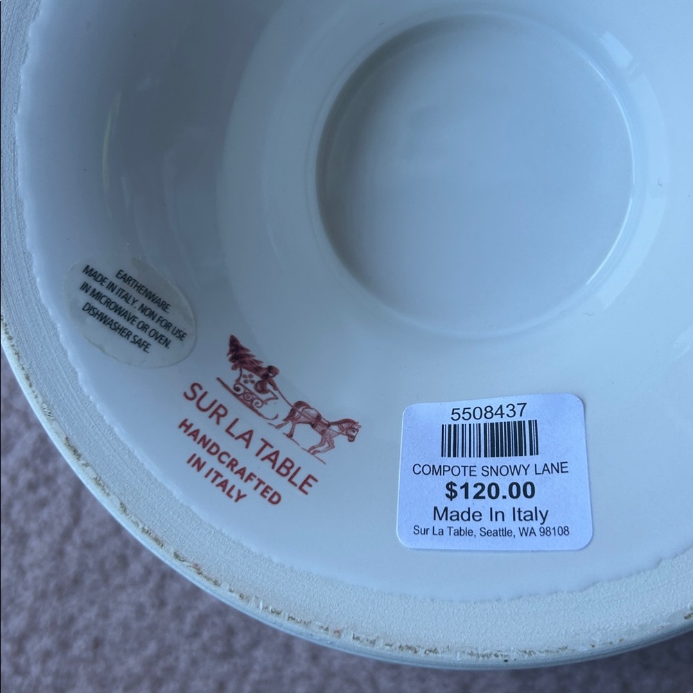 NWT. Sur La Table Italian Large Christmas Themed Serving Dish.
Piece 2. - Picture 7 of 7